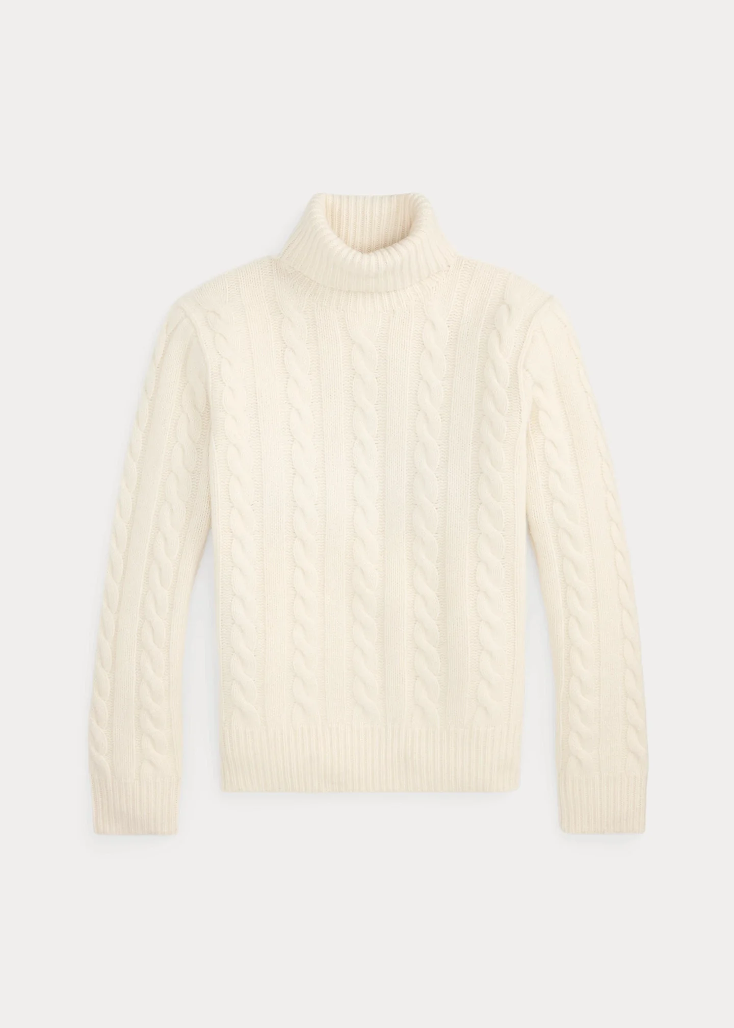 Cable-Knit Wool-Cashmere Sweater - 1