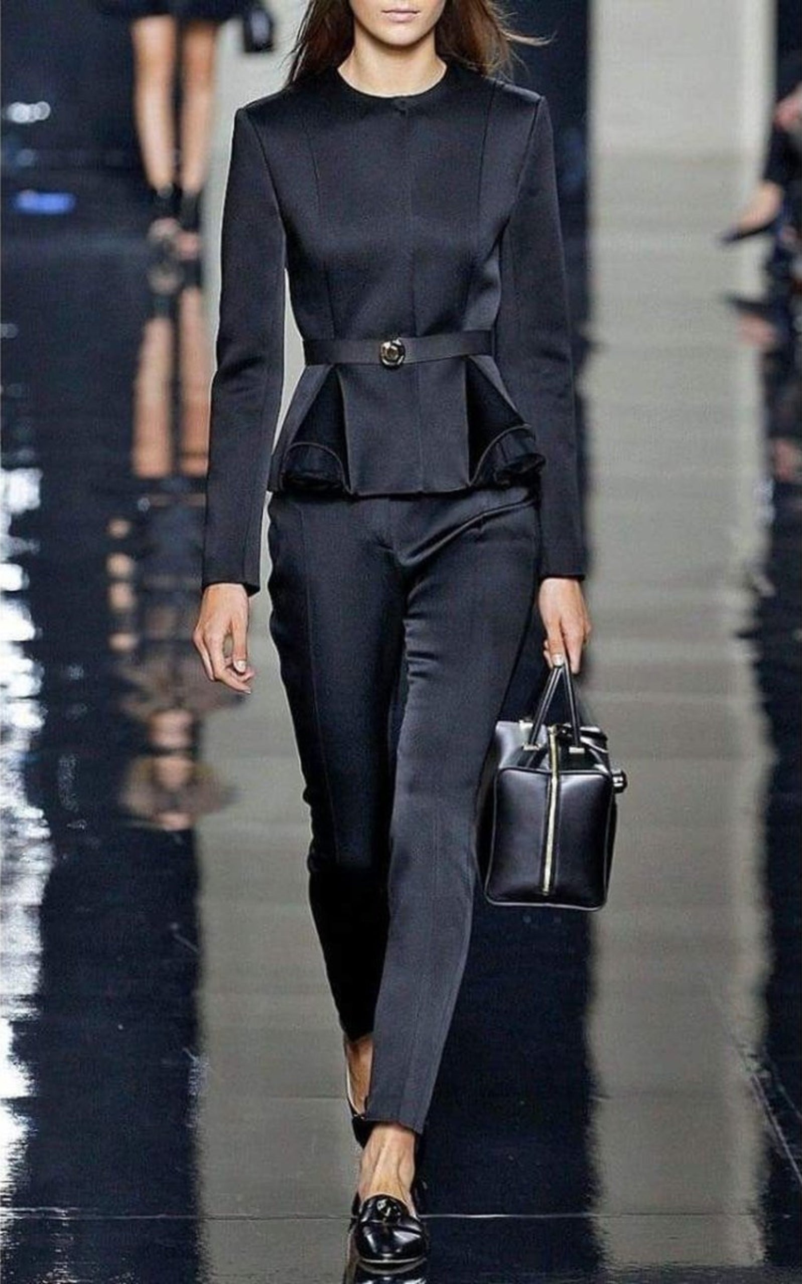 Fitted Jacket with Godets - 6