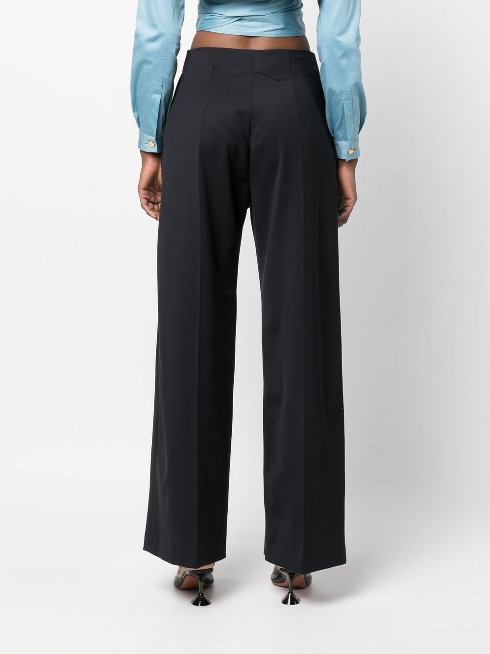 Iconic long wool trousers - 4