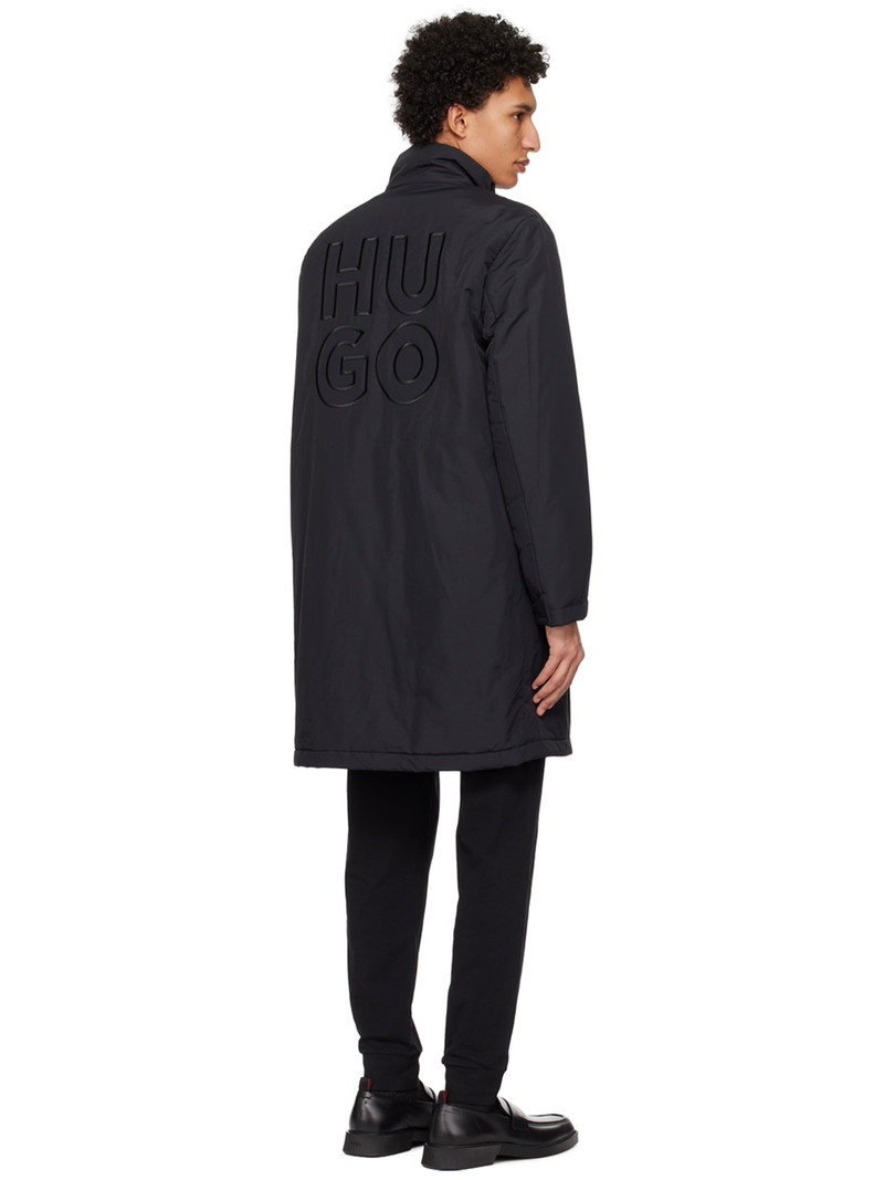 Black Stacked Coat 3