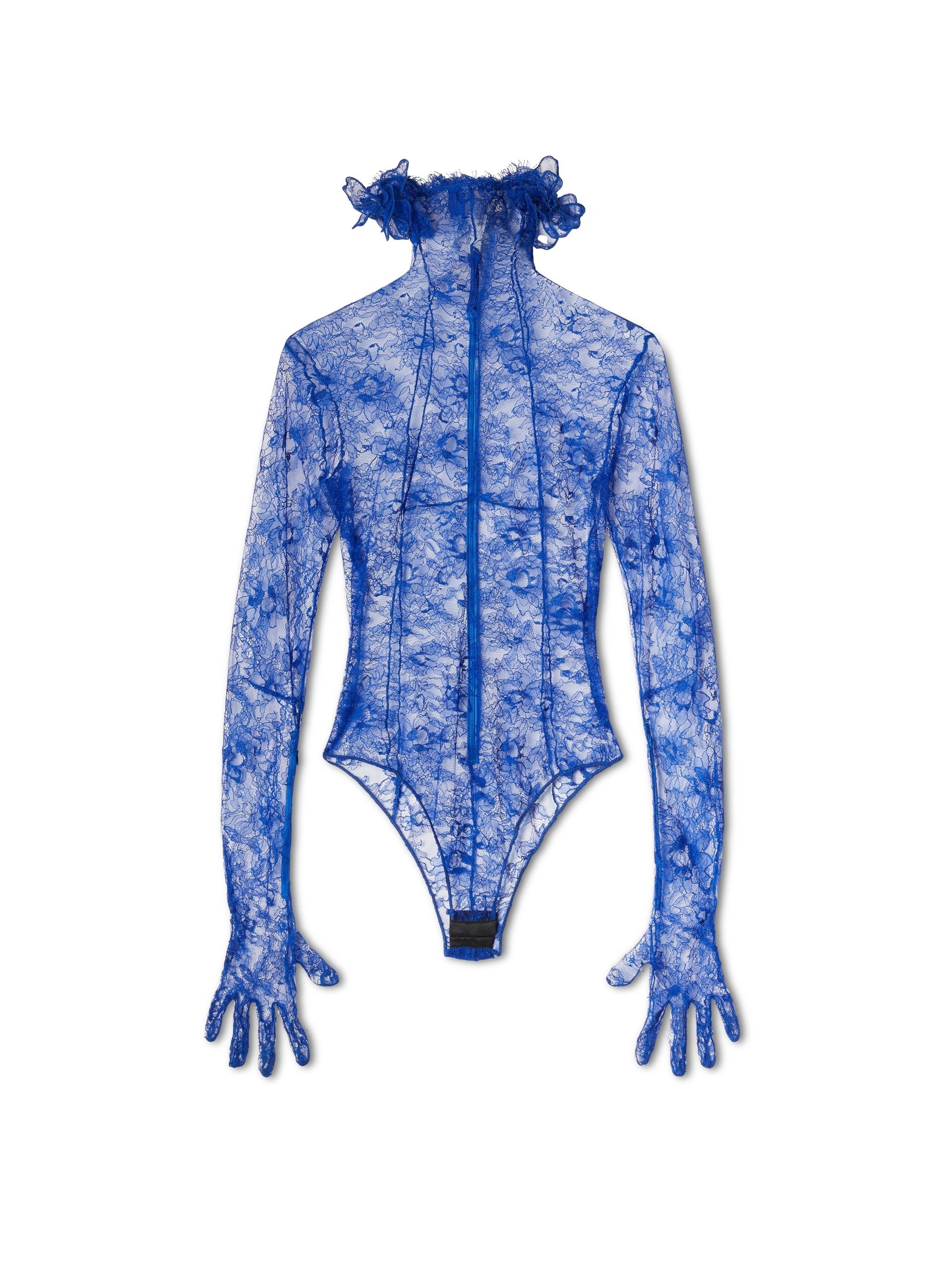 Flower Lace L/s Body W Gloves - 1