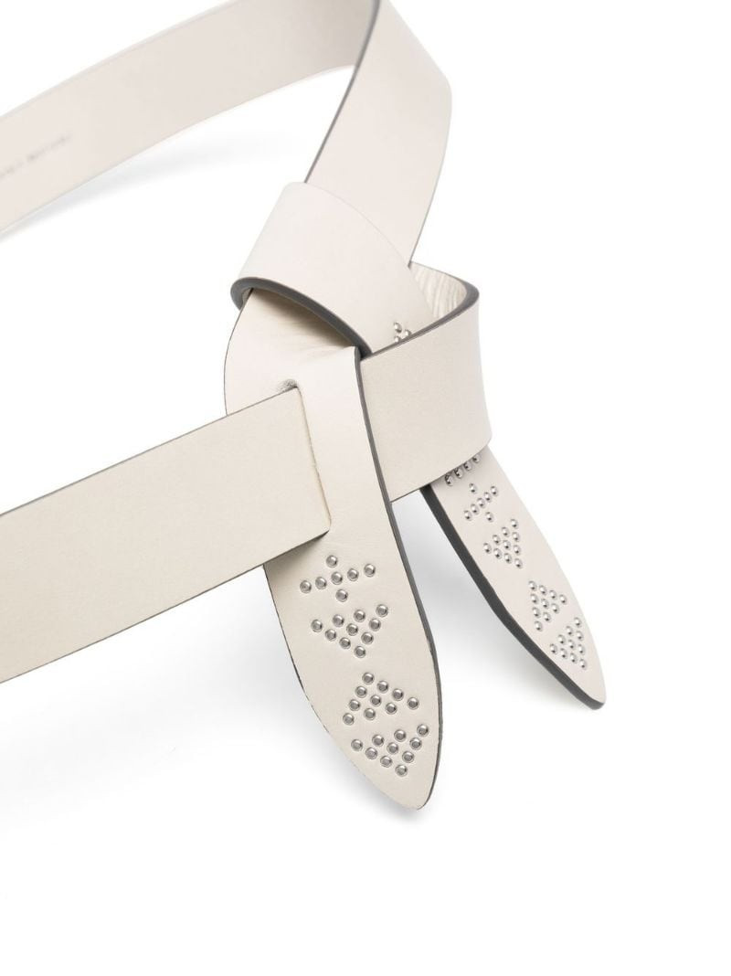 Isabel Marant Lecce studded leather belt outlook