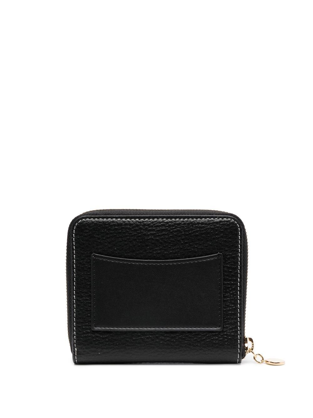 logo-print detail zipped wallet - 2