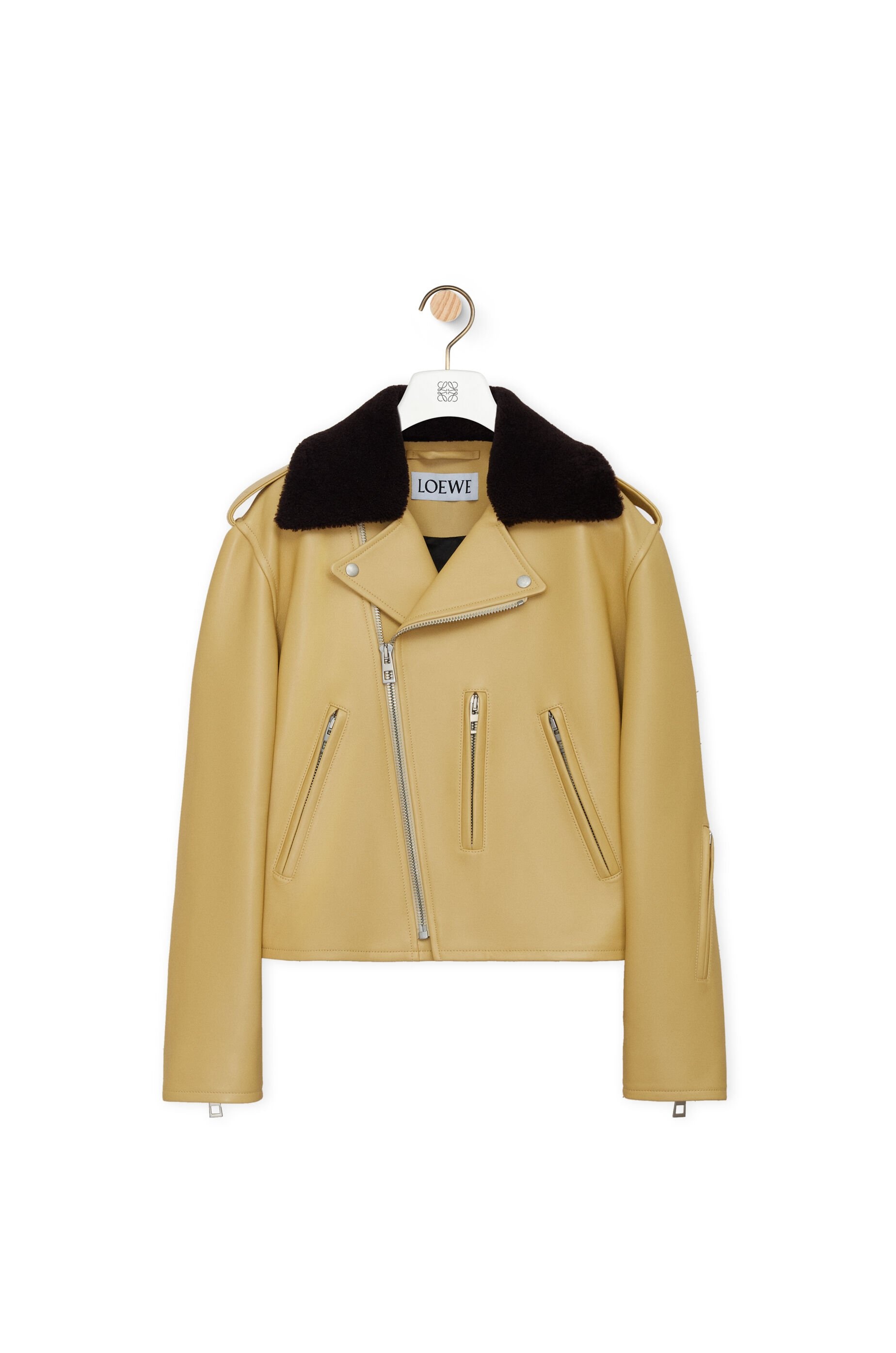 Biker jacket in nappa lambskin - 1