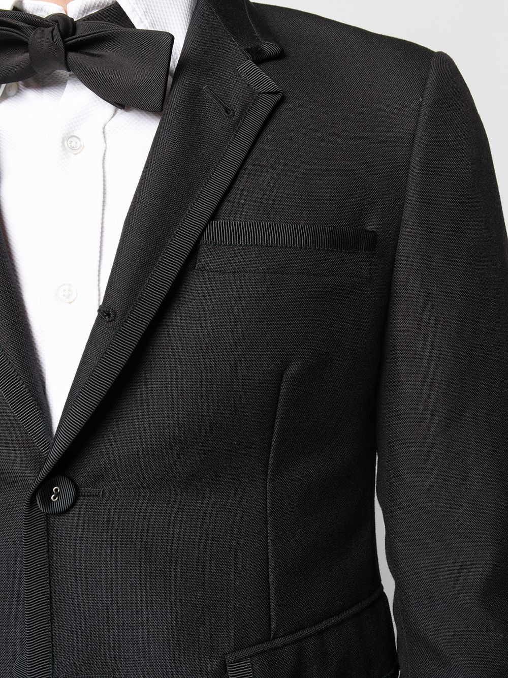 two-piece cavalry twill formal suit - 5