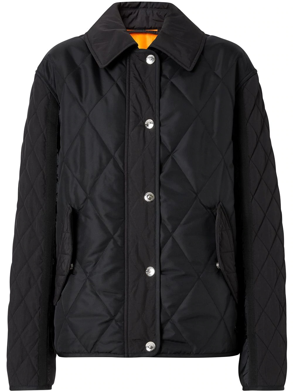 diamond quilted jacket - 1