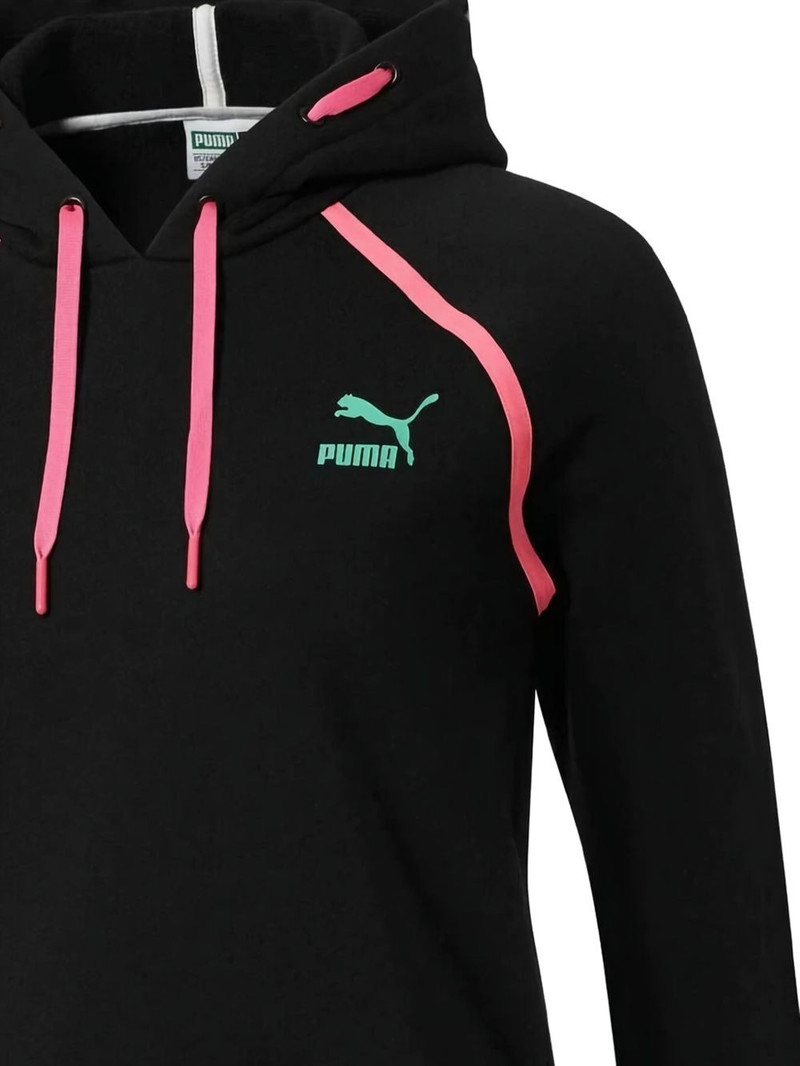 PUMA logo-print hoodie outlook