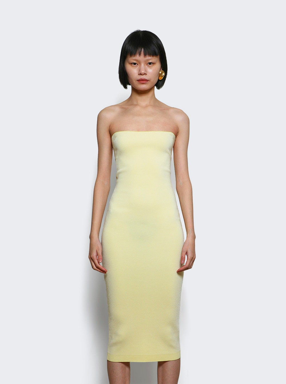 La Robe Maille Sera Pale Yellow - 3