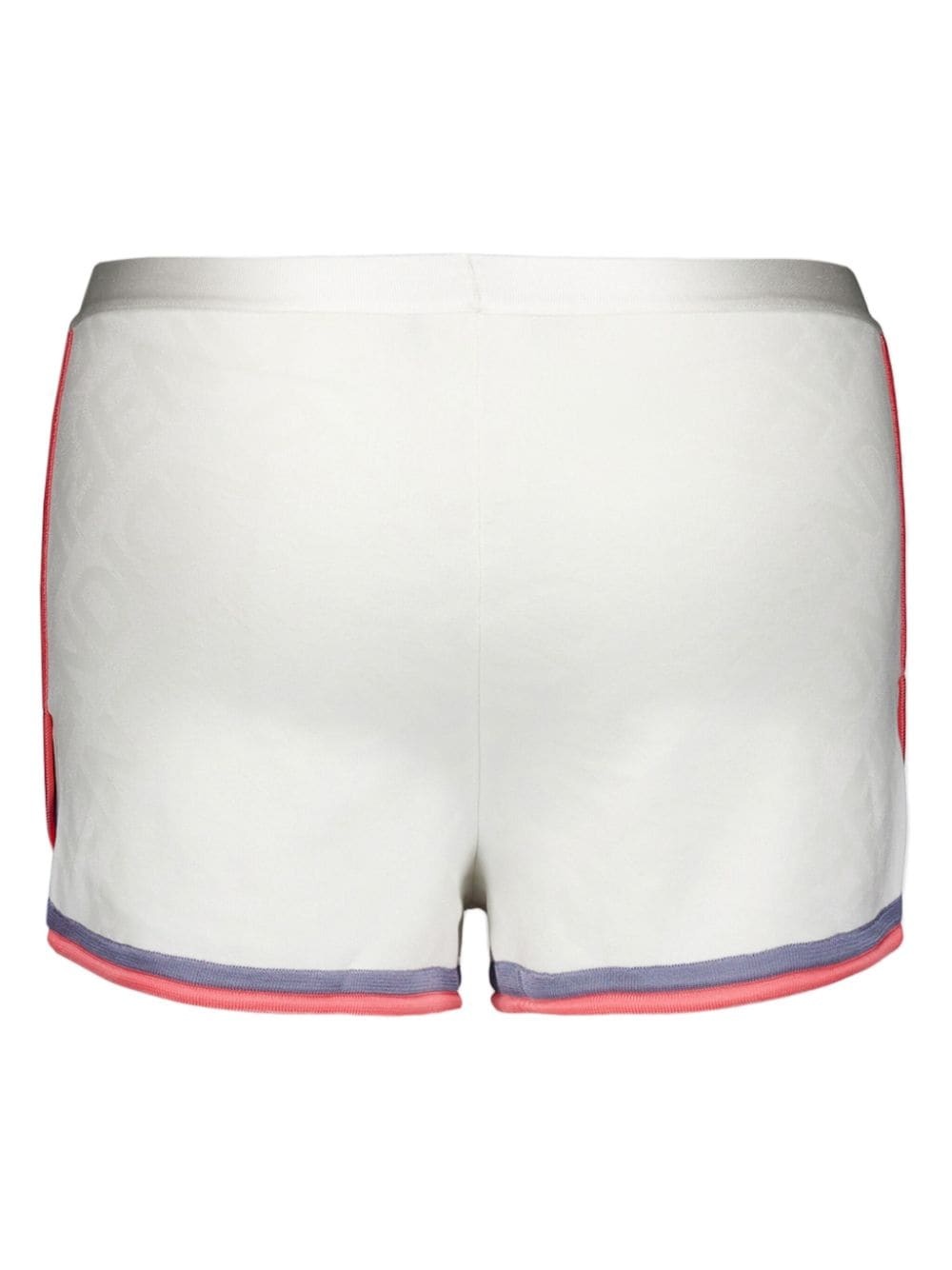 contrast-trim knit shorts - 2
