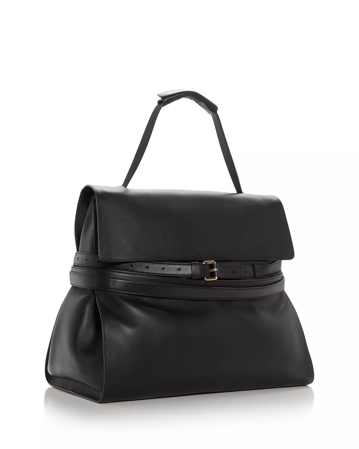 Tie Me Leather Top Handle Bag - 4