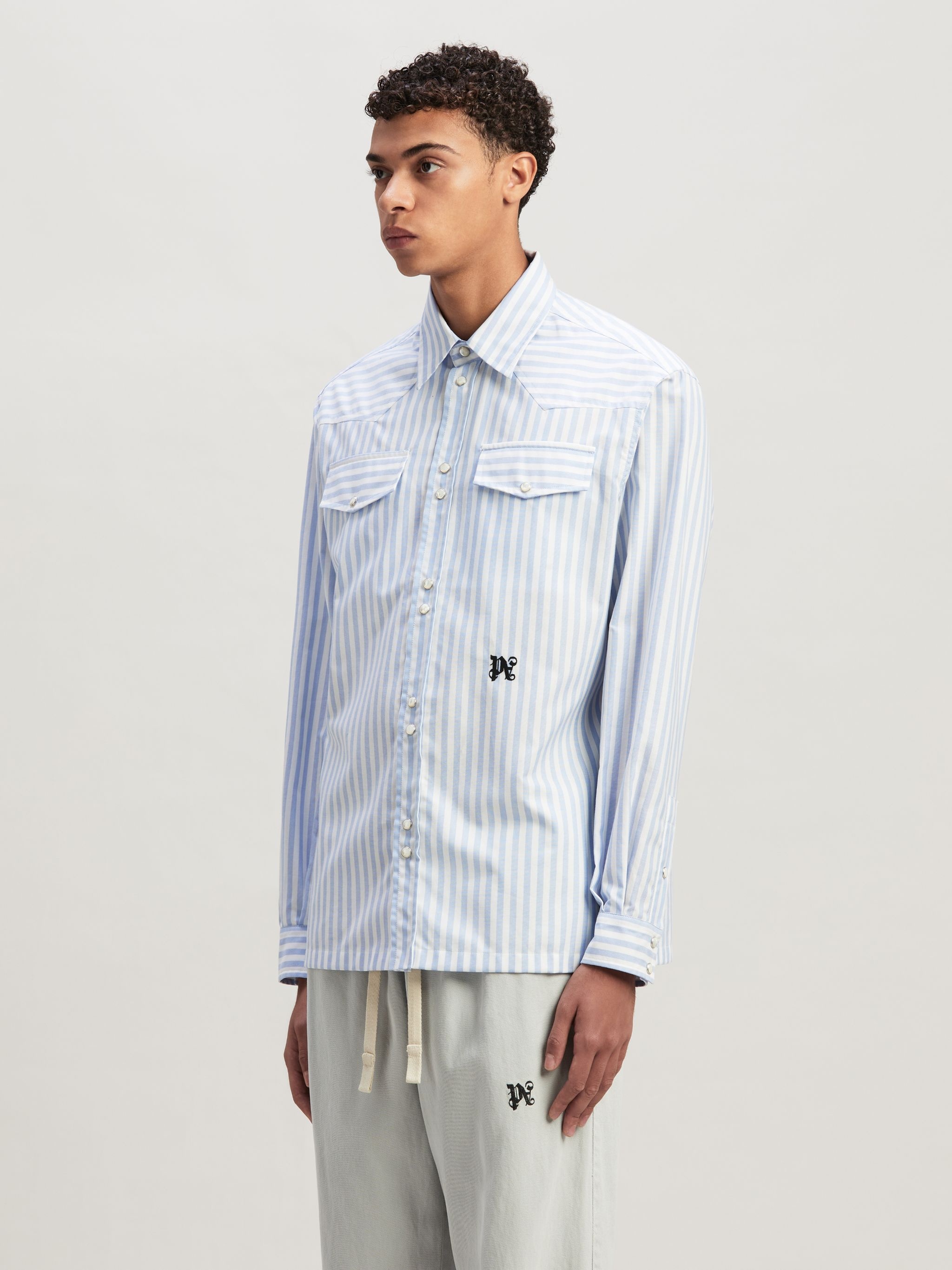 Monogram Striped Shirt - 4