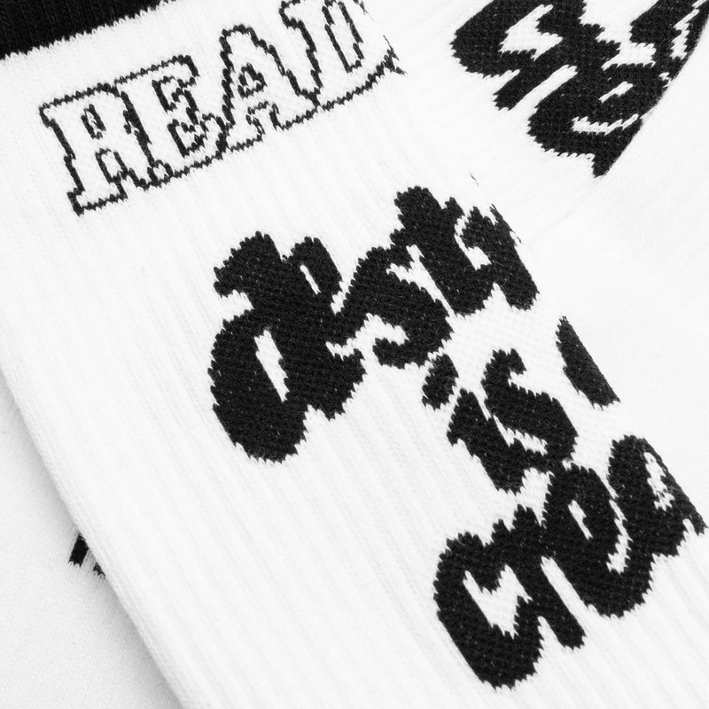 Readymade SOCKS DESTRUCTION - WHITE outlook
