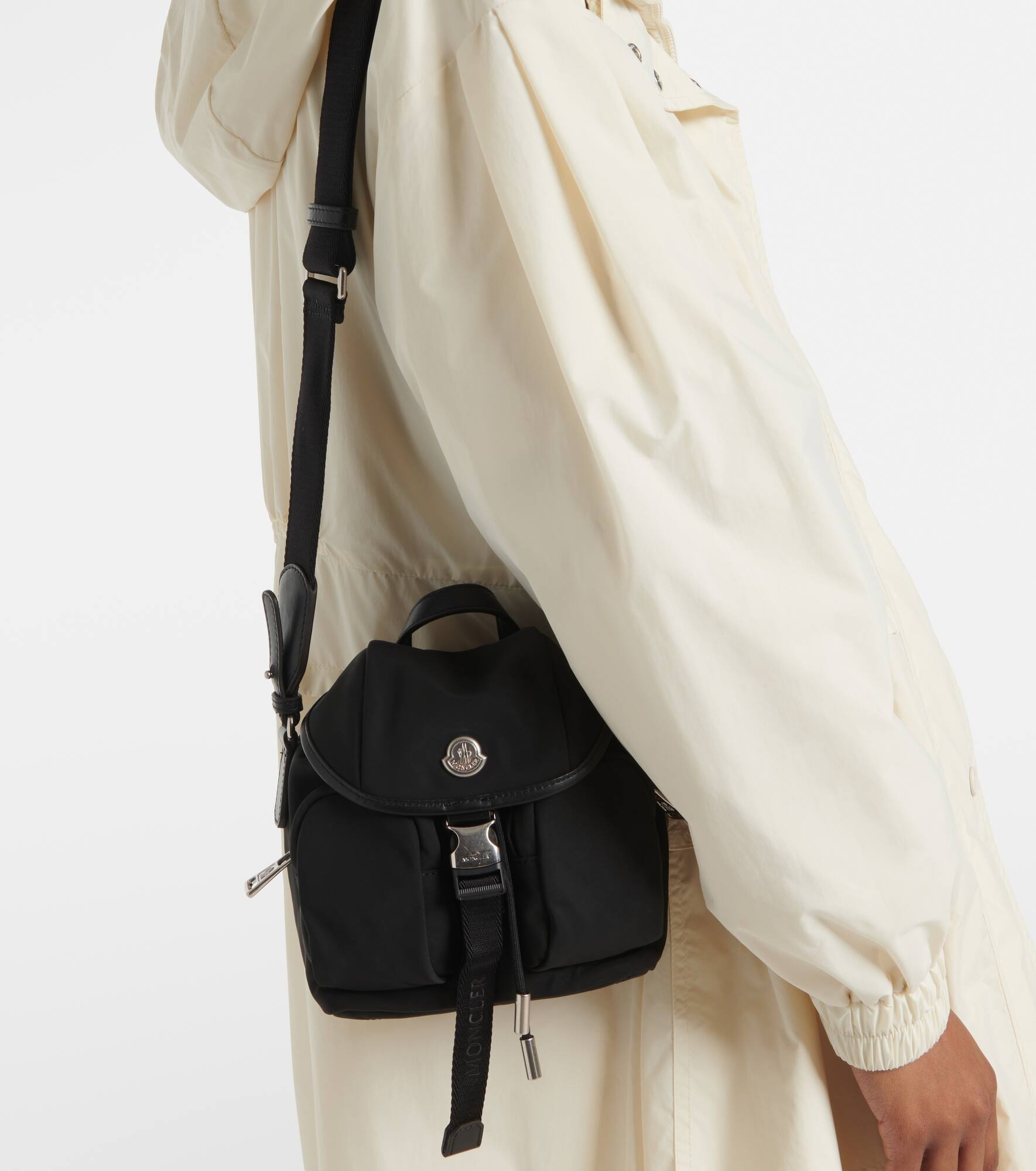 Trick Mini leather-trimmed crossbody bag - 2