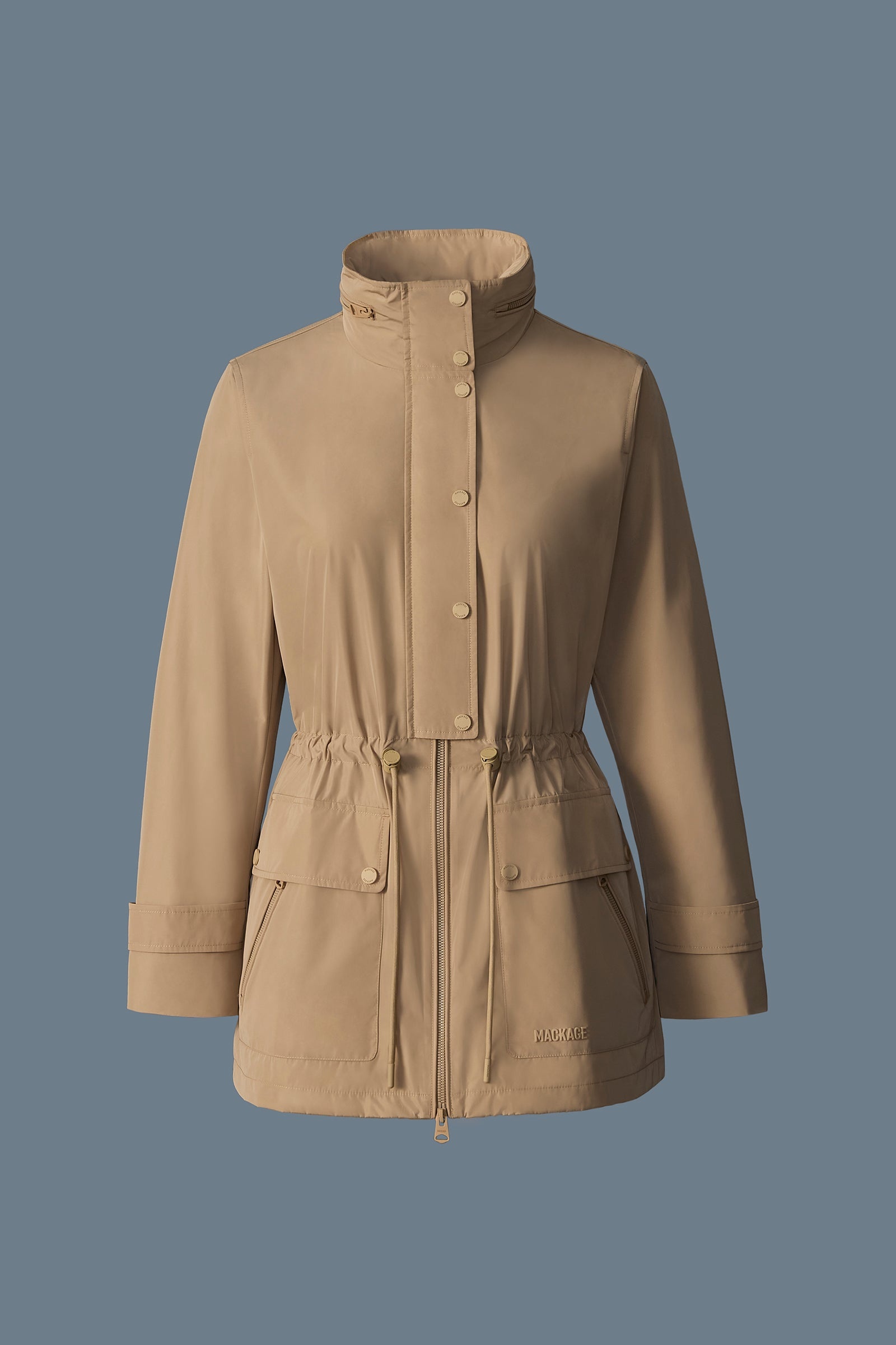MACKAGE KERYN Medium-Length Rain Jacket | REVERSIBLE