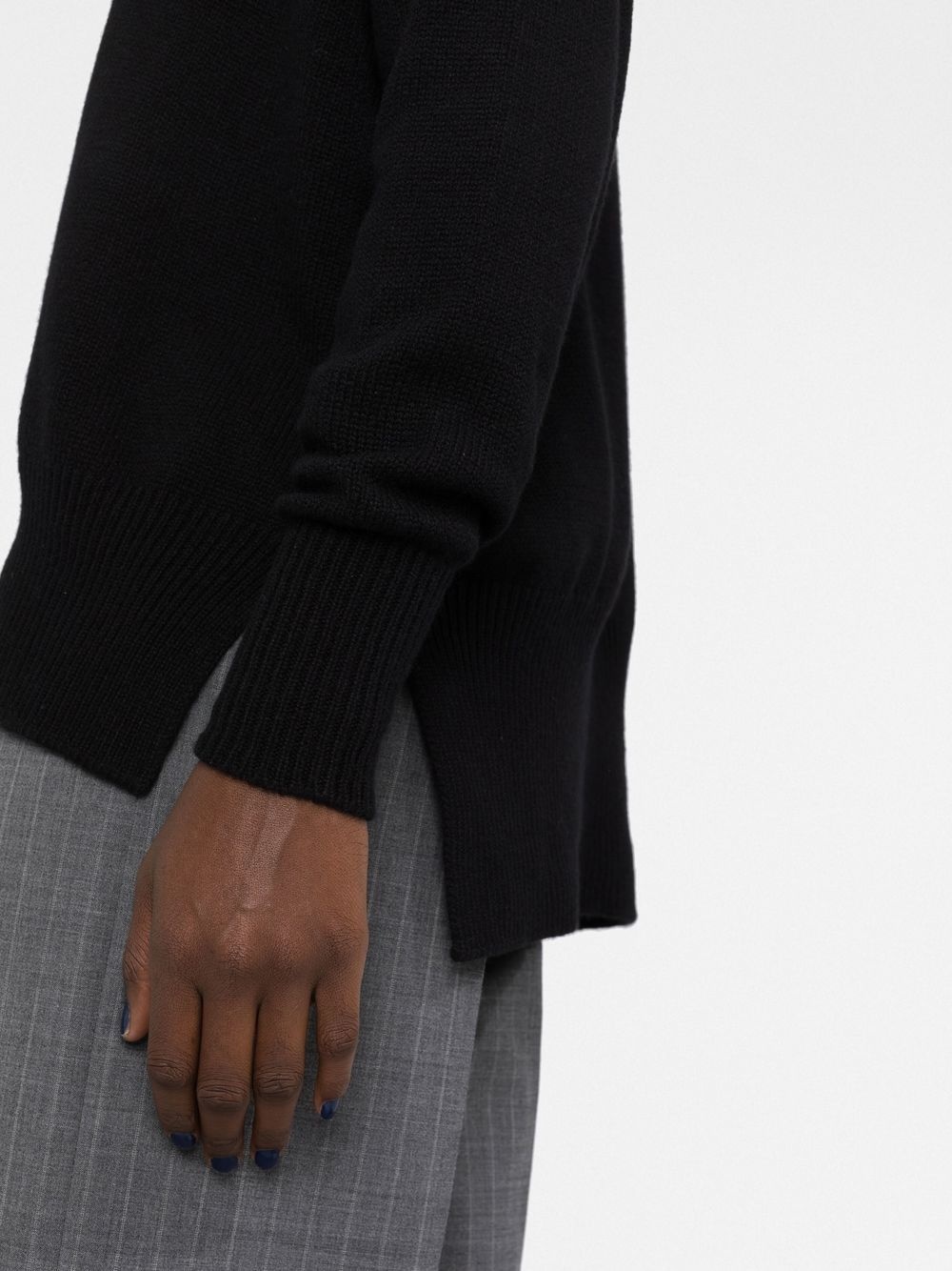 long-sleeve cashmere jumper - 3