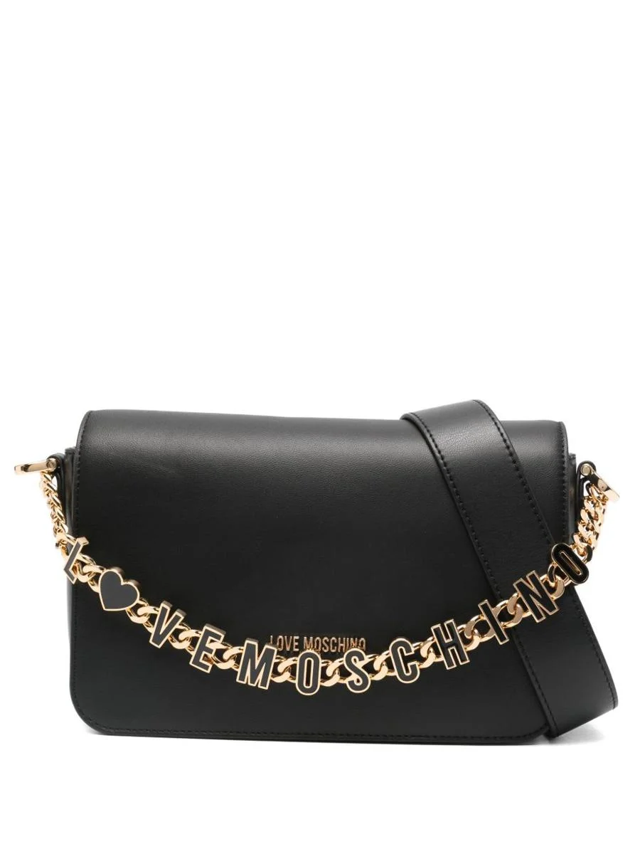 Love Moschino Gold-Tone Chain Strap Shoulder Bag - 1