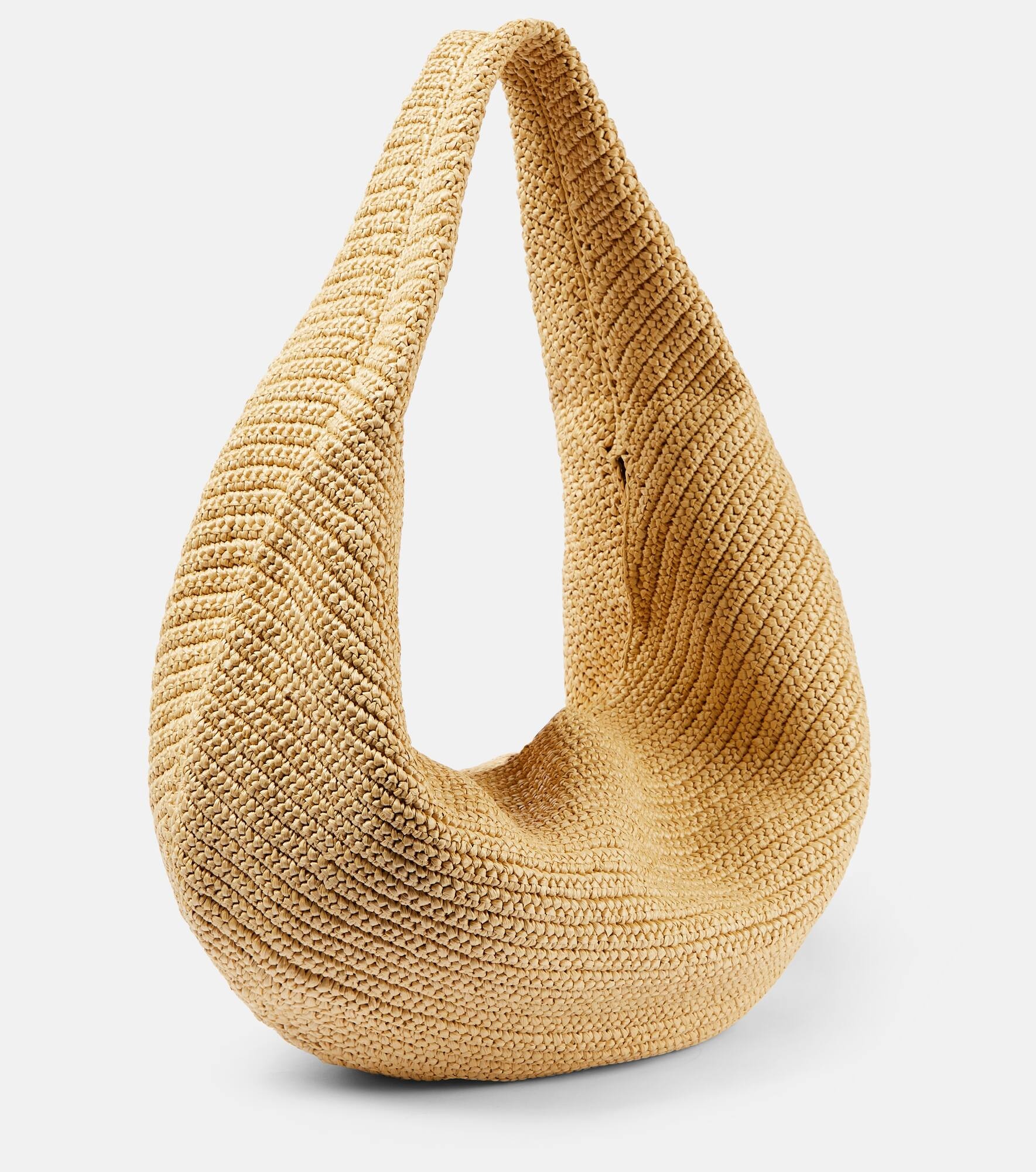 Olivia Large raffia tote bag - 4
