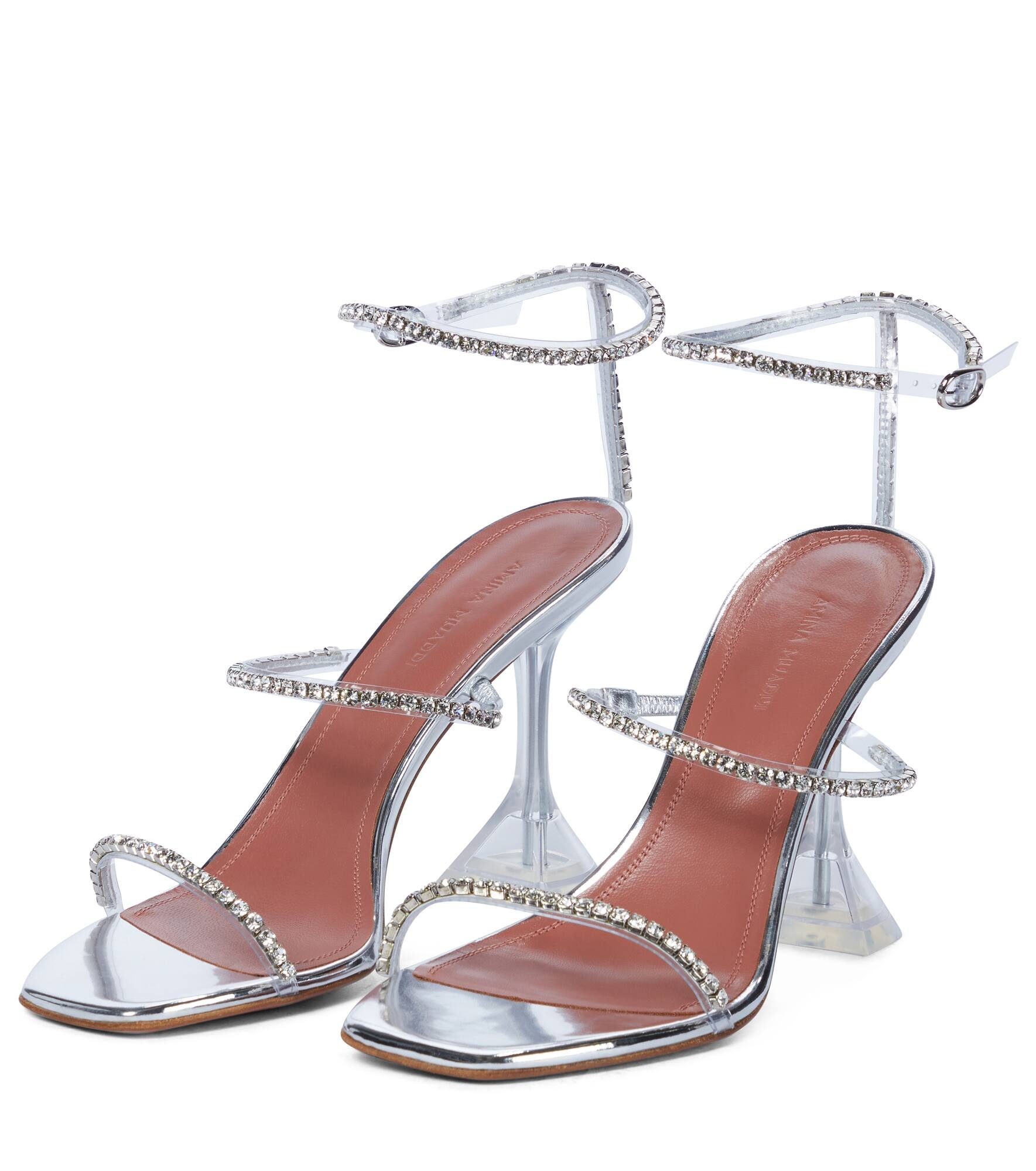 Gilda embellished PVC sandals - 4