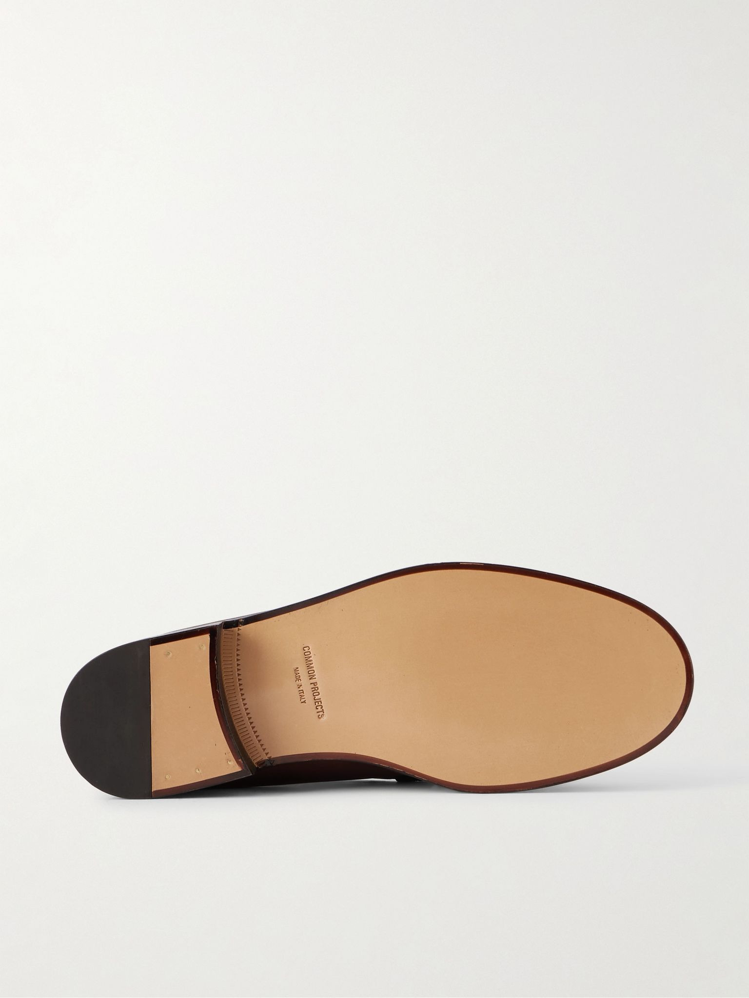 Leather Penny Loafers Brown - 3