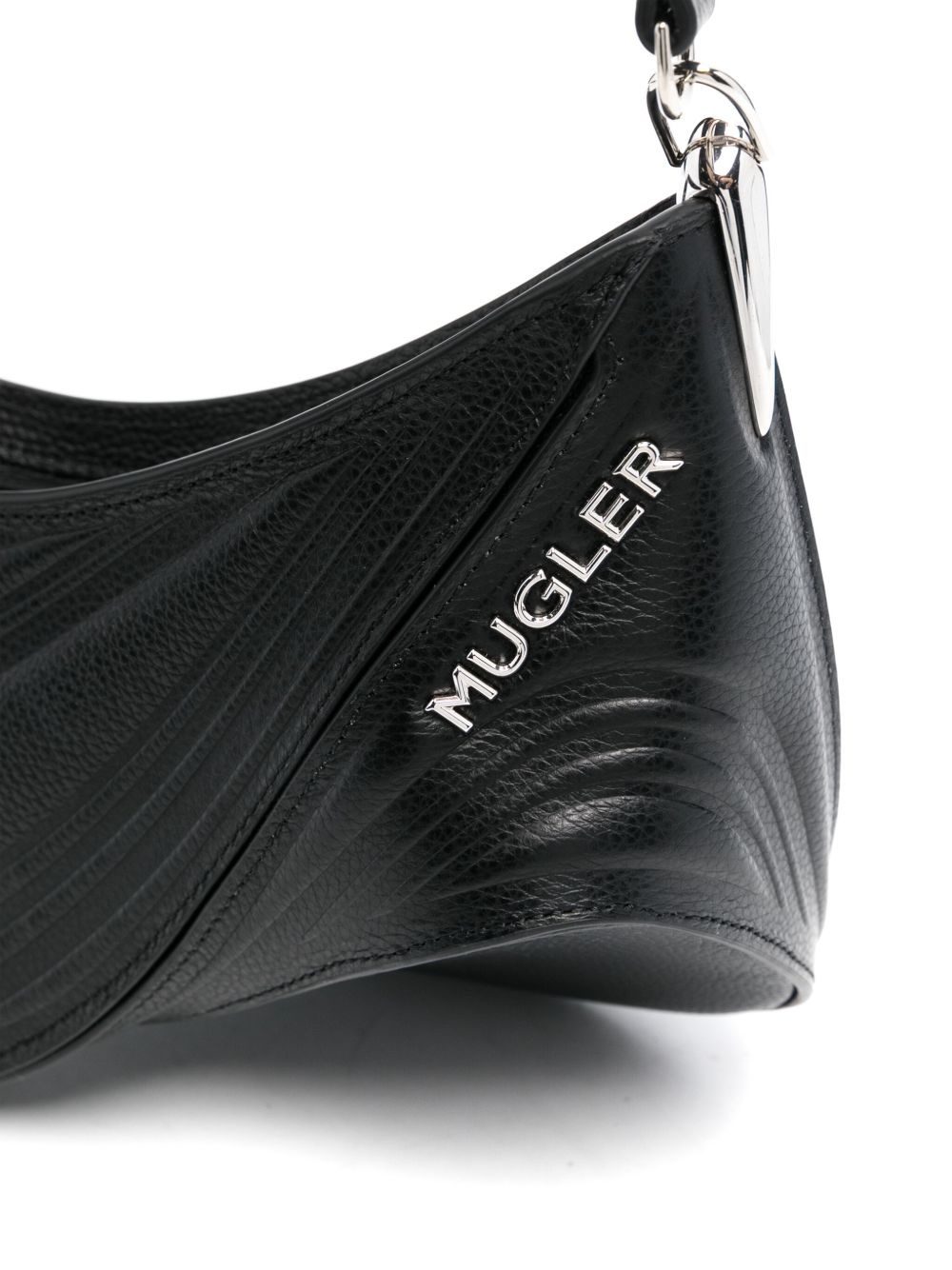 debossed shoulder bag - 4