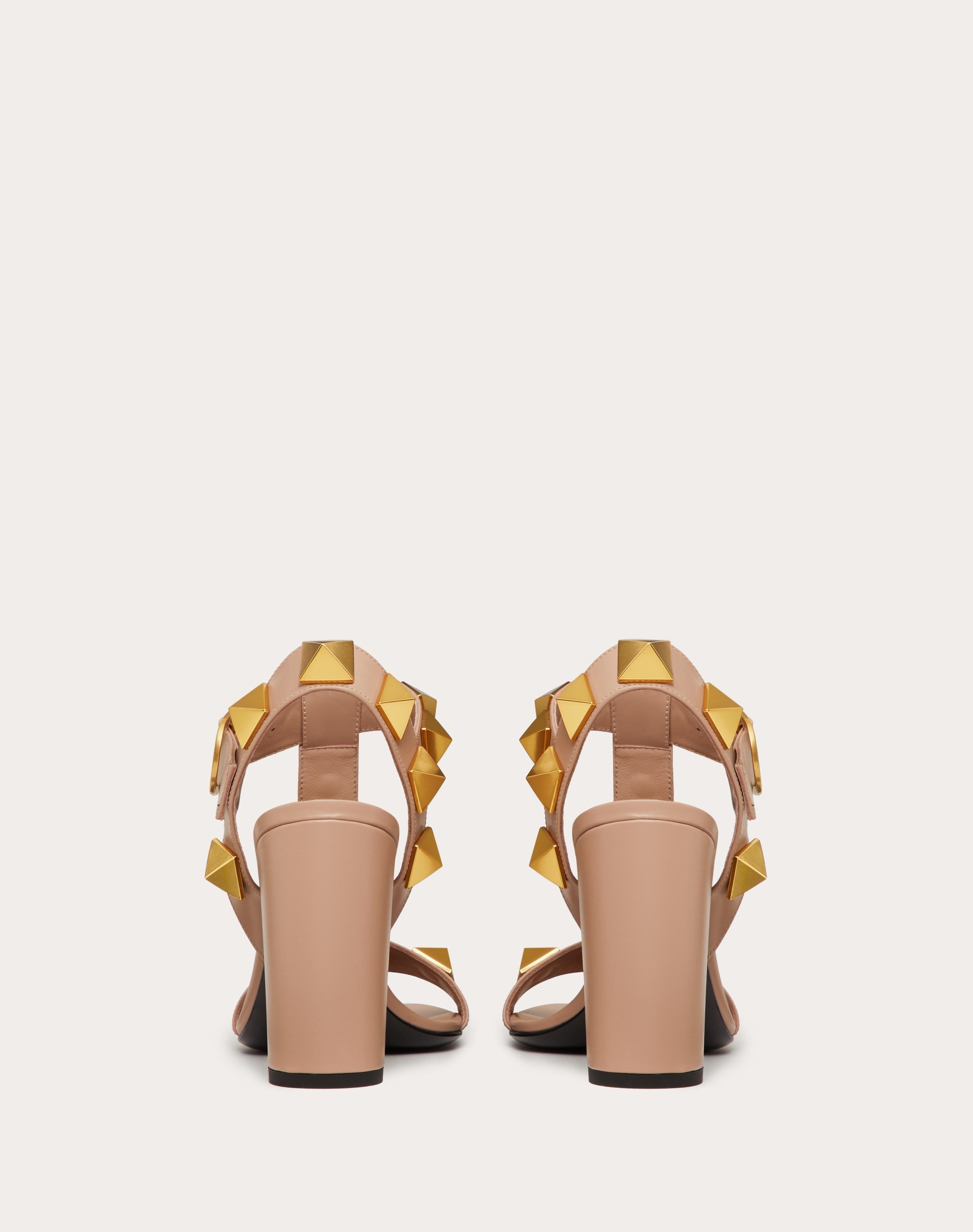 【Valentino】ROMAN STUD SANDAL 90MM◆1W0S0CR1ZWM Valentino Garavani Roman Stud 90mm Leather Sandals | Black