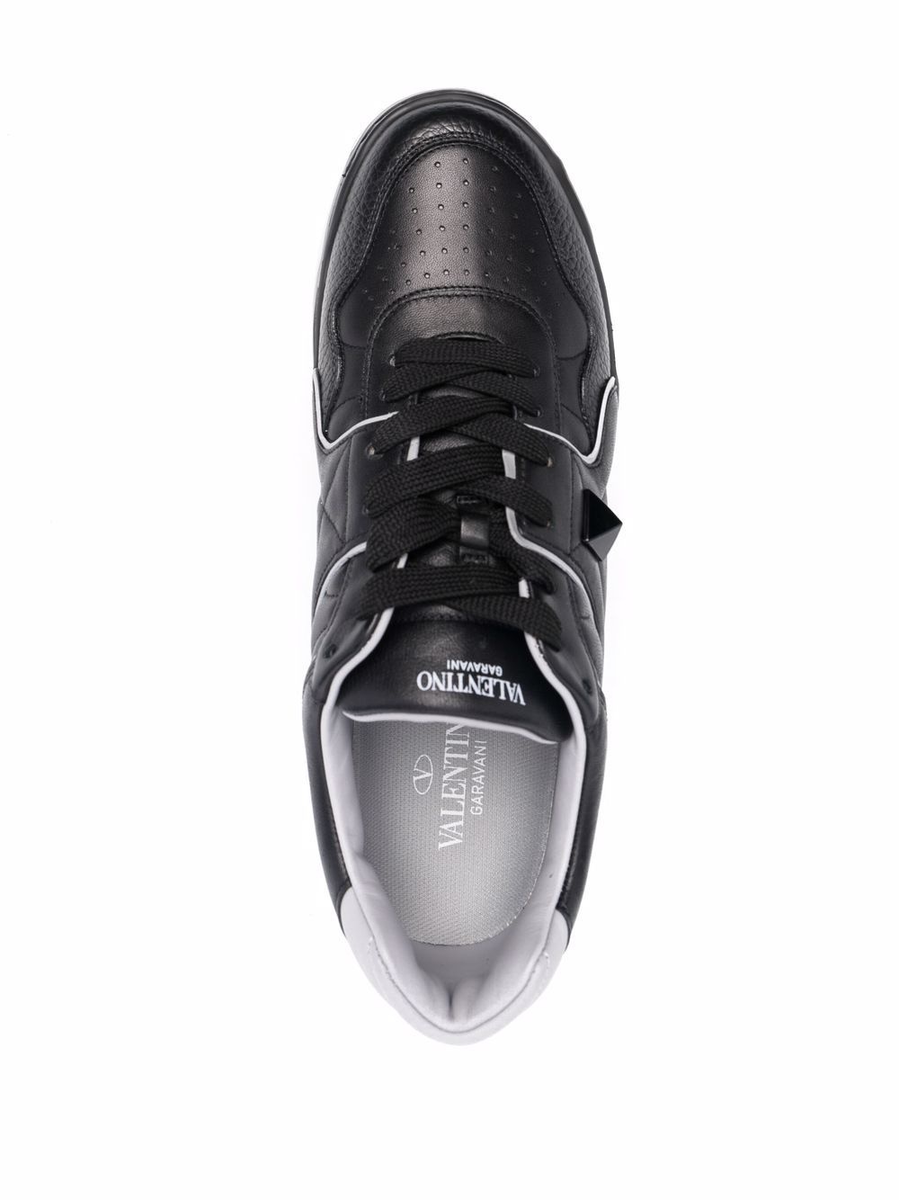 logo-print lace-up sneakers - 4