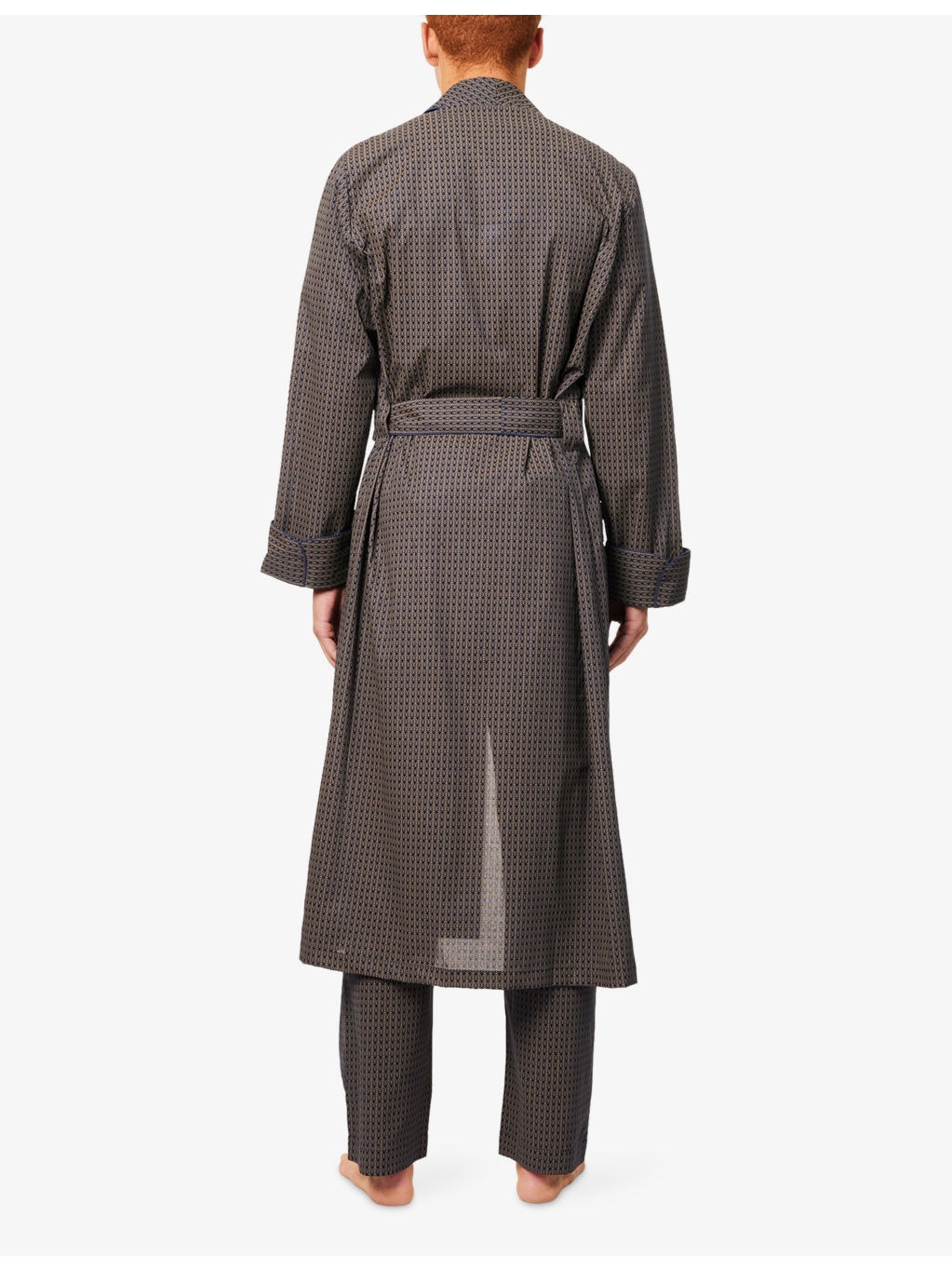 Nelson Graphic-Print Cotton-Poplin Robe - 4