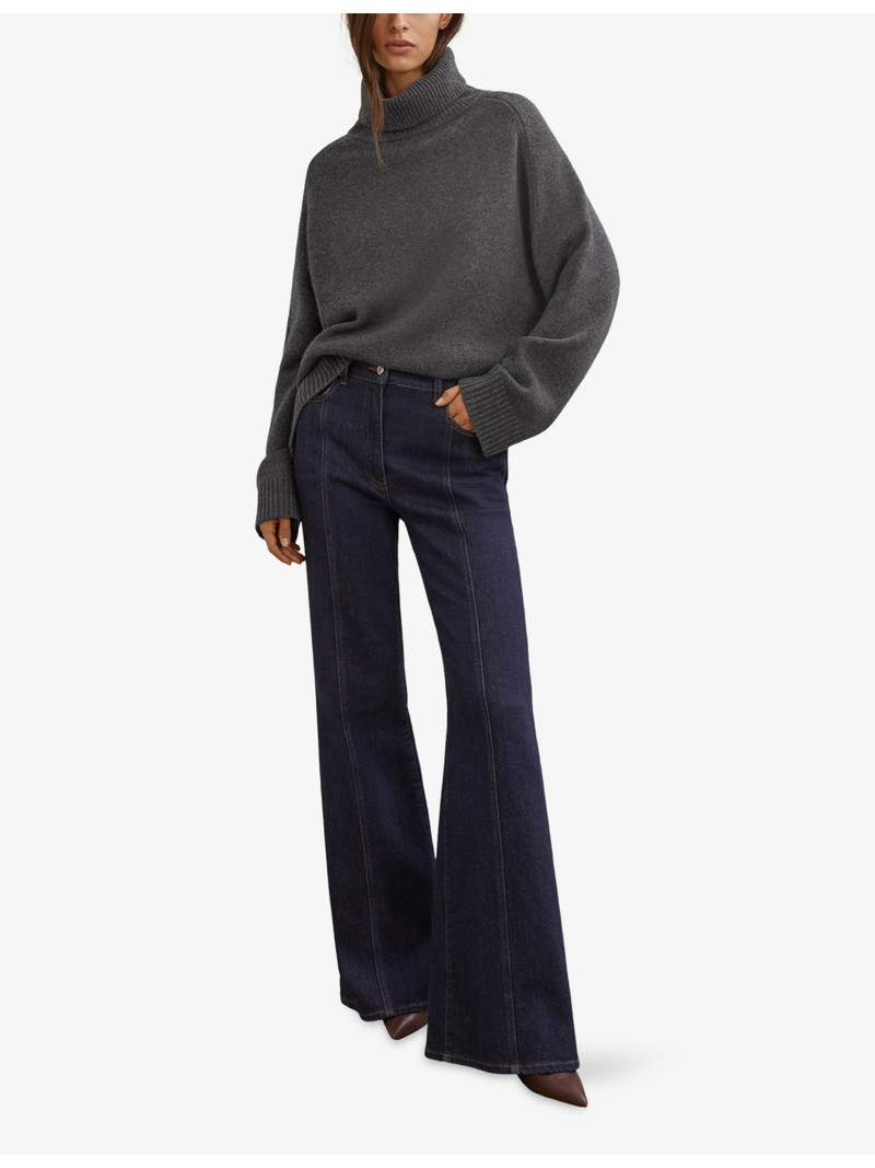 REISS Brooklyn Roll-Neck Wool And Cashmere-Blend Jumper outlook