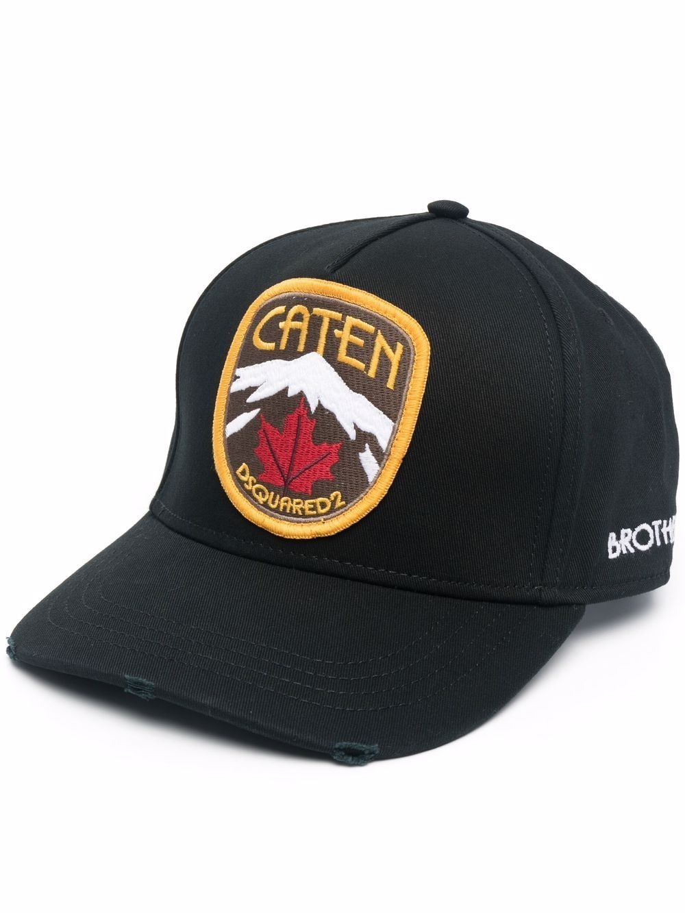 logo-patch baseball cap - 1