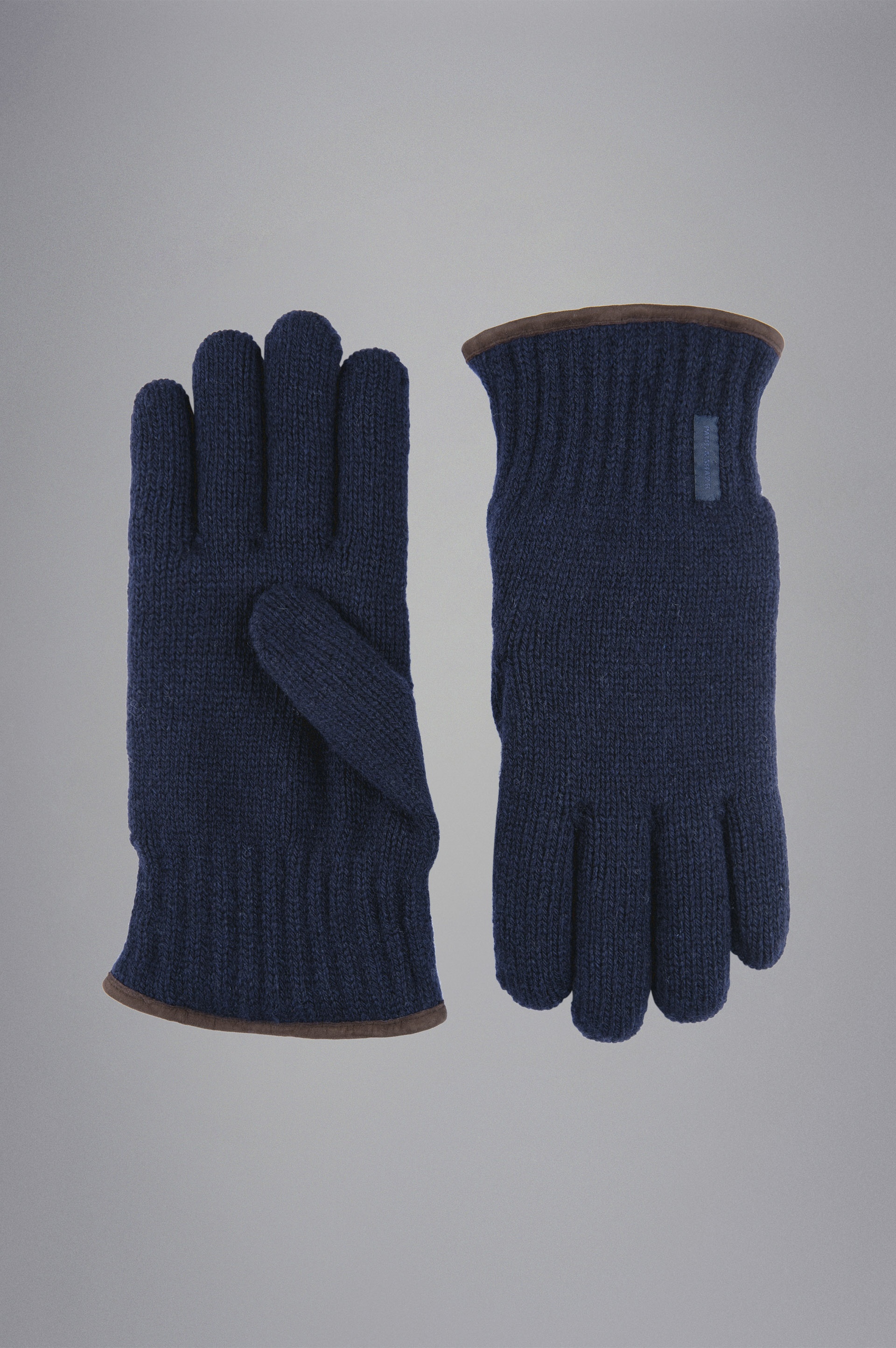 RE-WOOL GLOVES WITH SUEDE DETAILS - 1
