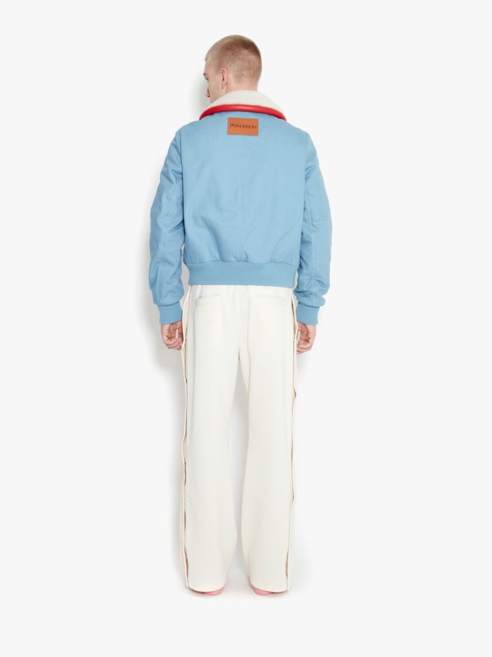 BUMPER-TUBE COLLAR BLOUSON JACKET - 4