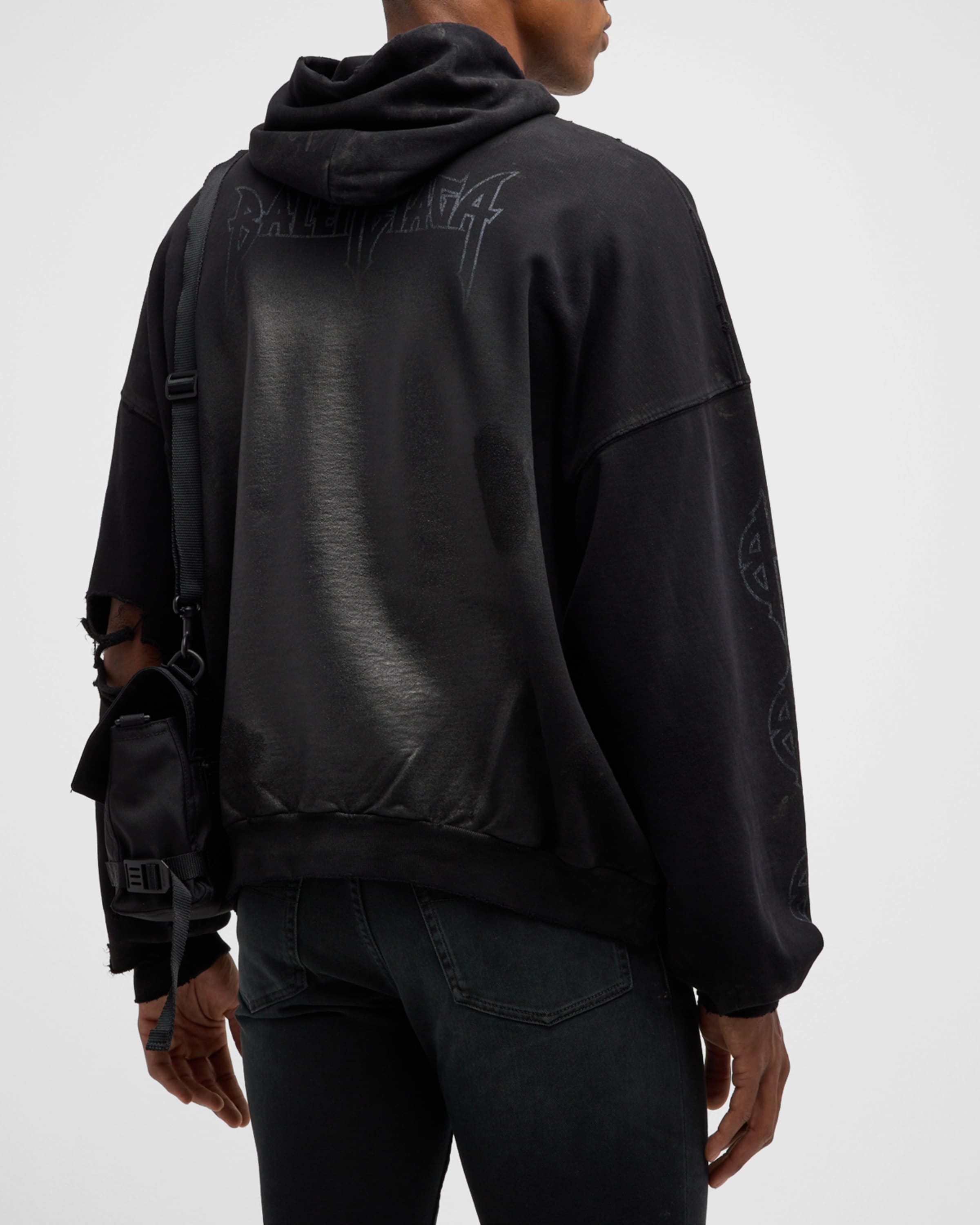 BALENCIAGA Paris Moon No Pocket Hoodie Oversized