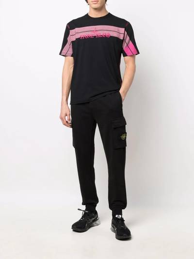 Stone Island Compass motif track pants outlook