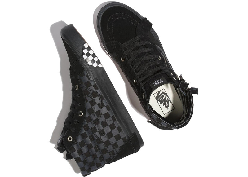 Vans Vans Sk8-Hi Cap LX Reissue Black Checkerboard outlook
