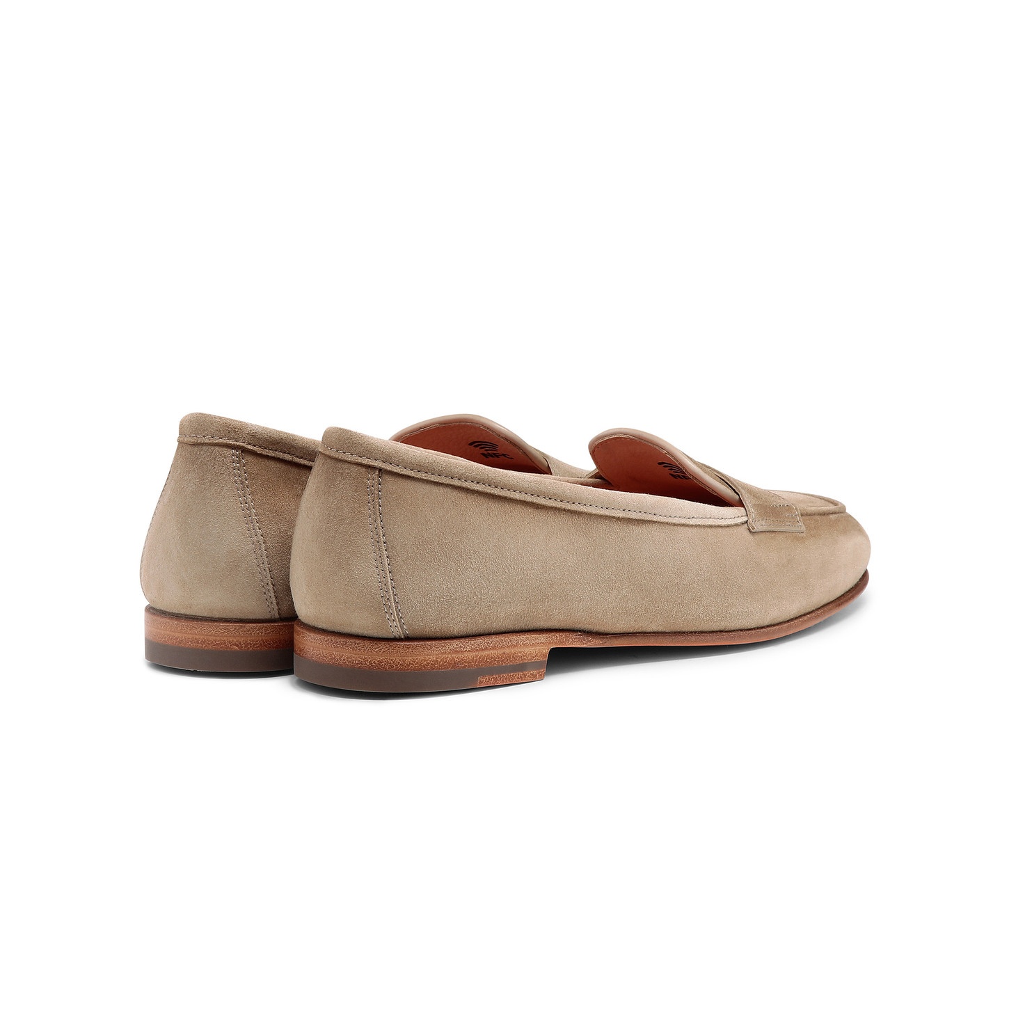 Women's beige suede Carla loafer - 4