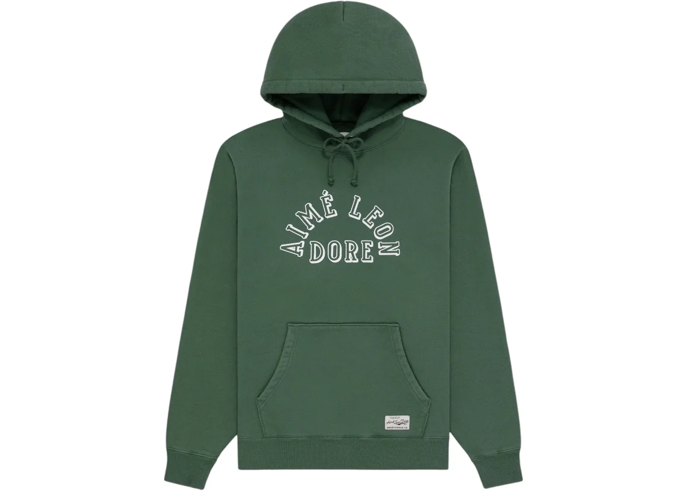 Aime Leon Dore Collegiate Logo Hoodie Green - 1