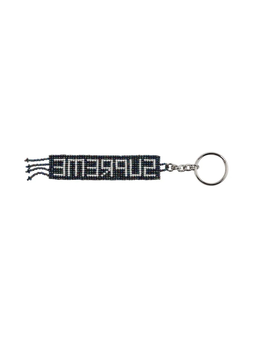 beaded-logo keychain - 2