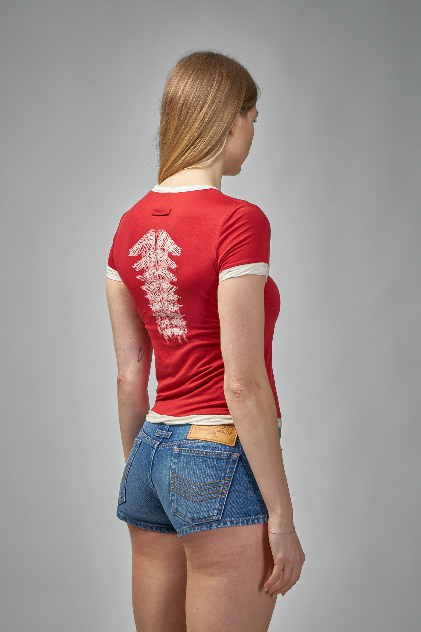 Thin Jersey Baby-Tee Printed ''Tattoo'' - 3