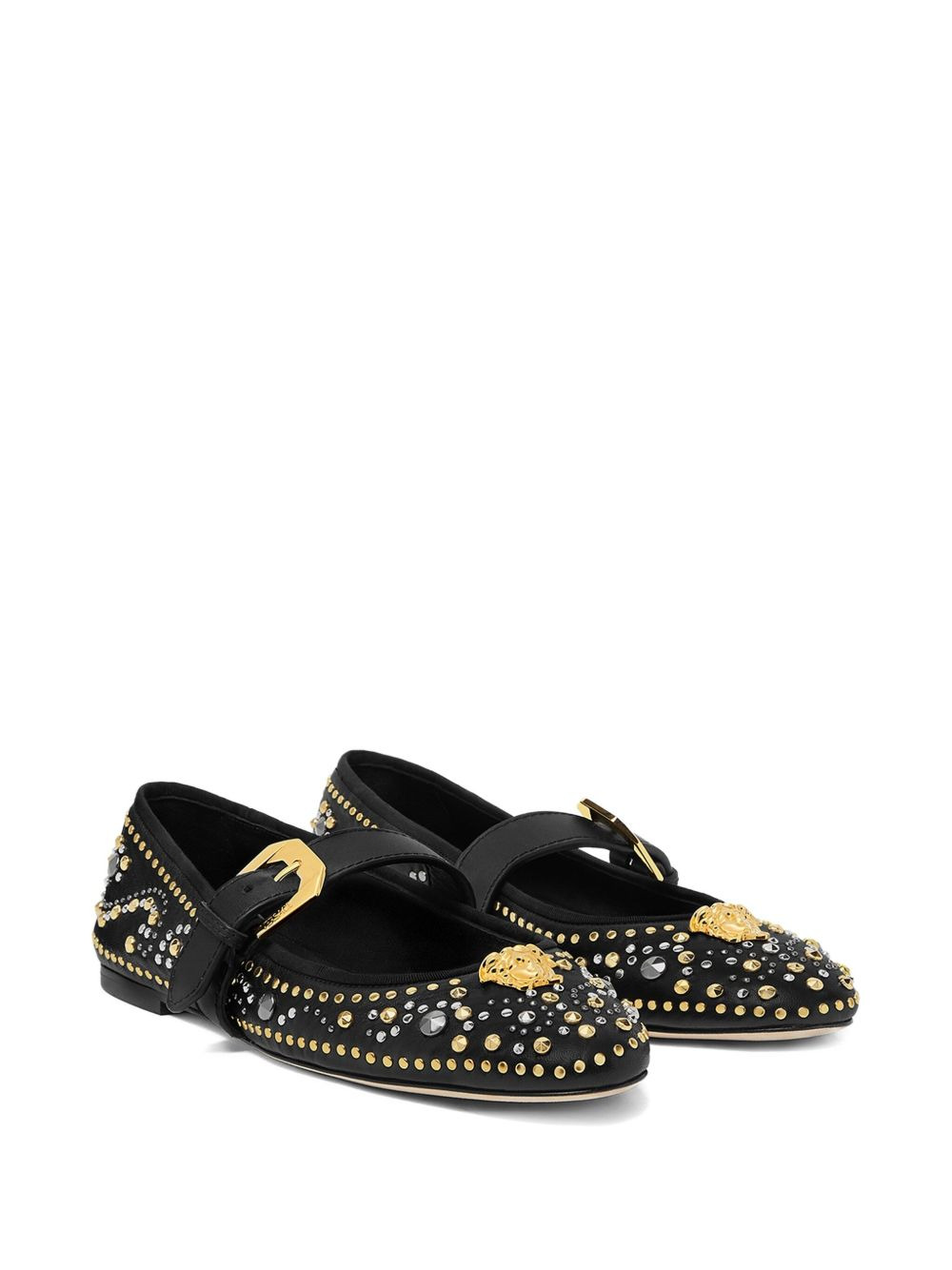 Versace Flat shoes Black - 2