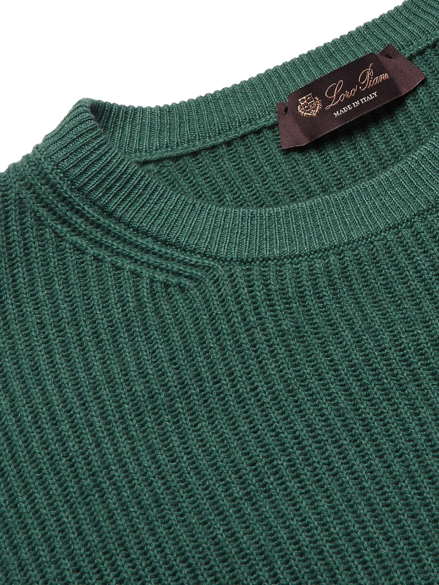 Ribbed Cashmere Sweater - 6