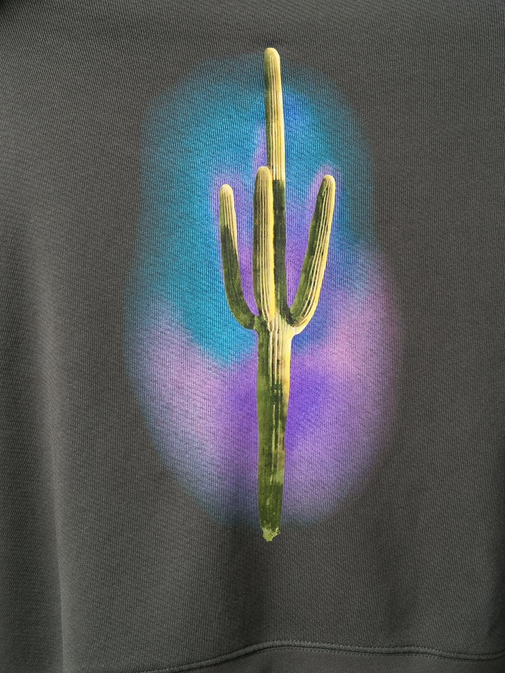 cactus print hoodie - 5