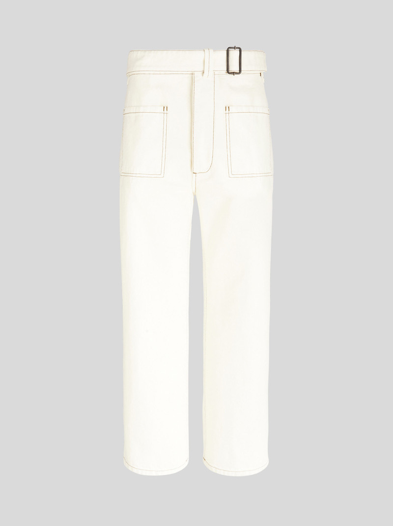 TROUSERS WITH BELT - 1