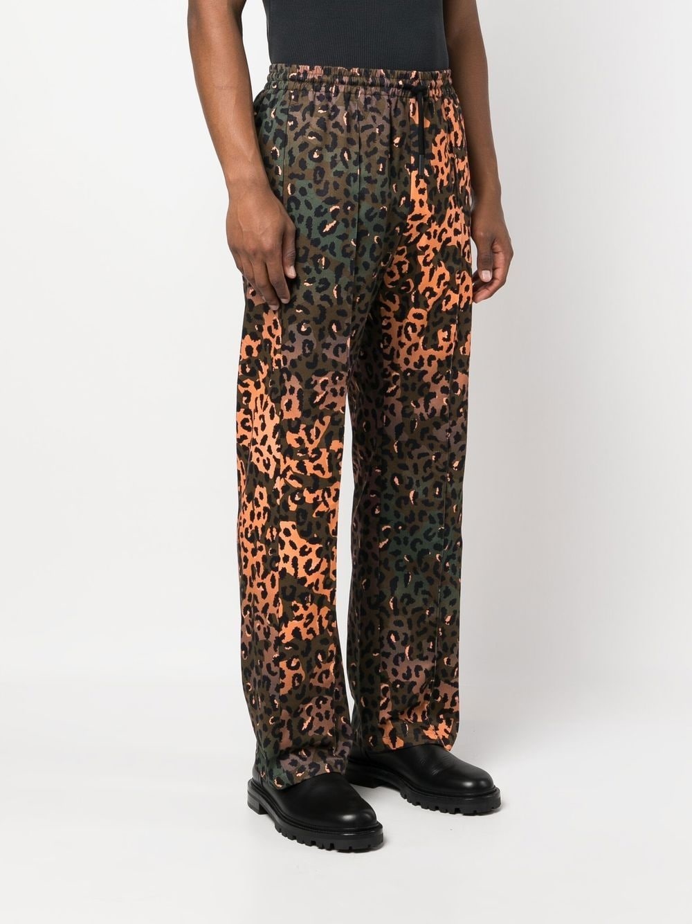 Animalier leopard-print trousers - 3