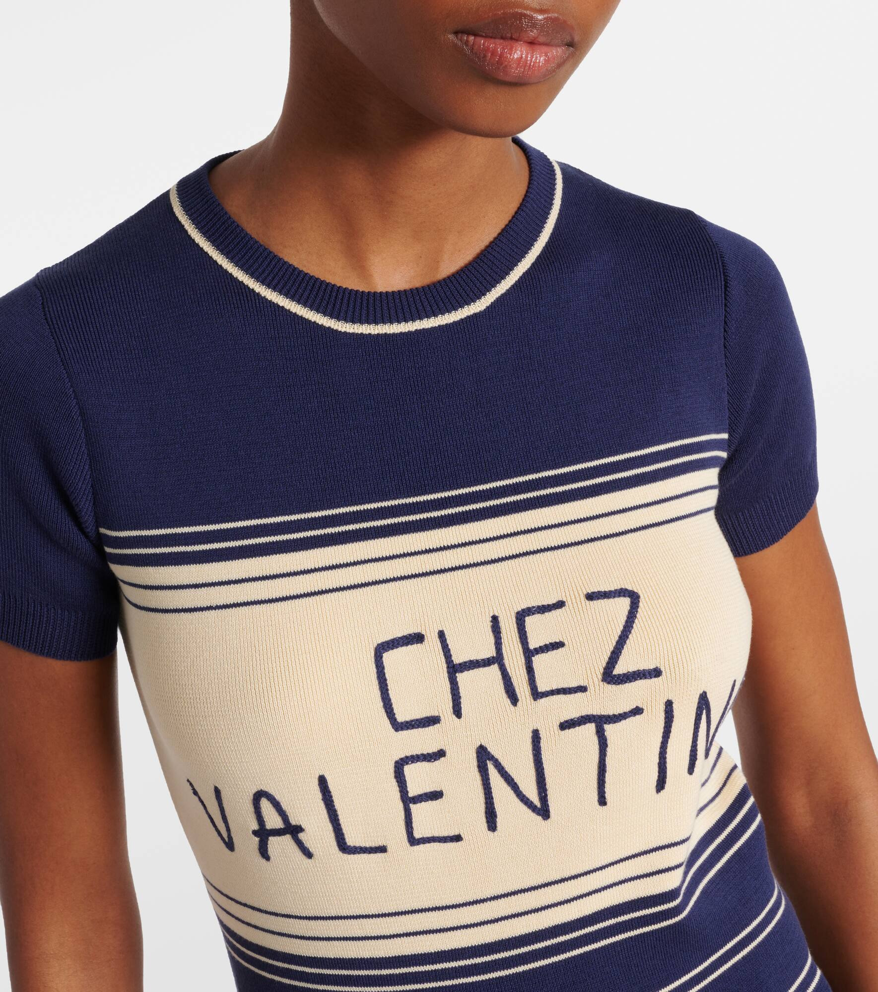 Chez Valentino cotton T-shirt - 4