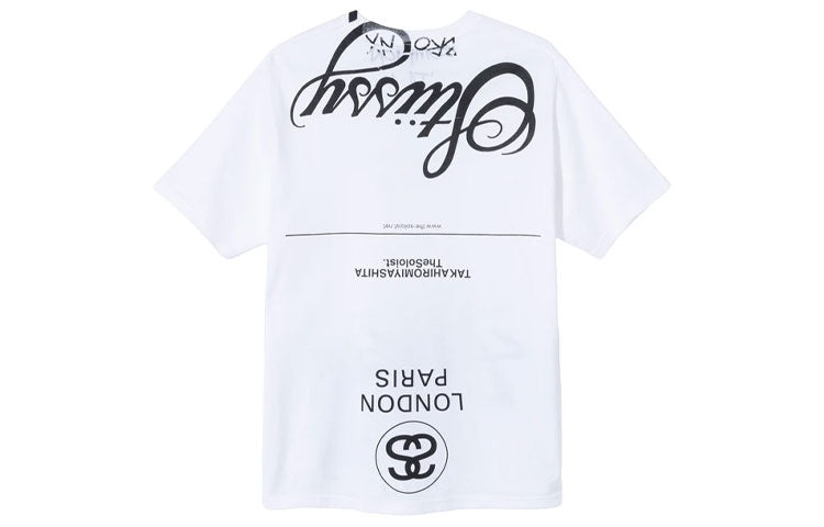 Stussy x TAKAHIRO MIYASHITA Crossover 40 Anniversary Short Sleeve Unisex White 3903647 - 2