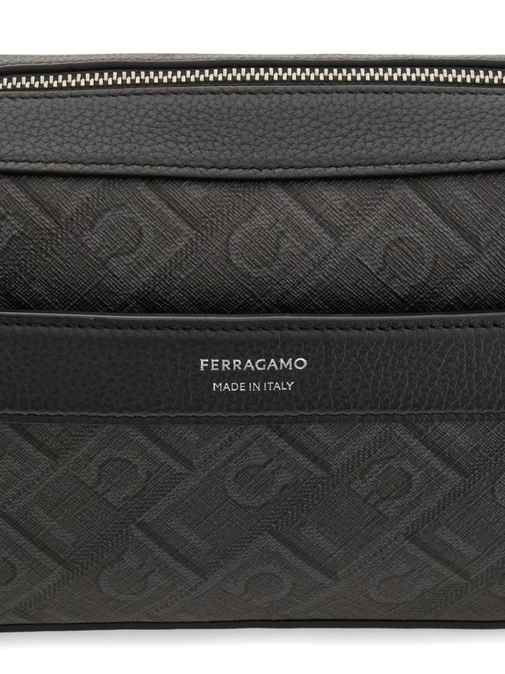 logo-debossed messenger bag - 6