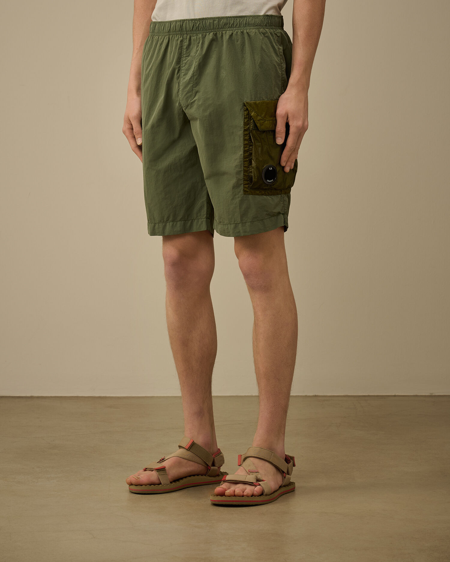 Flatt Nylon Mixed Cargo Swim Shorts - 3