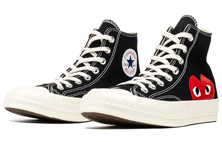 Converse x COMME des GARCONS PLAY Chuck 70 Hi 'Black Red' 150204C - 4