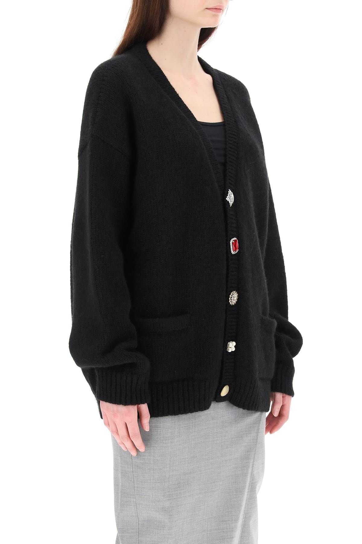 FANCY BUTTON CARDIGAN - 3