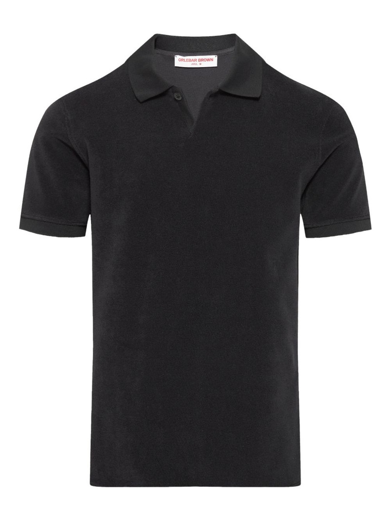 towelling polo shirt 1